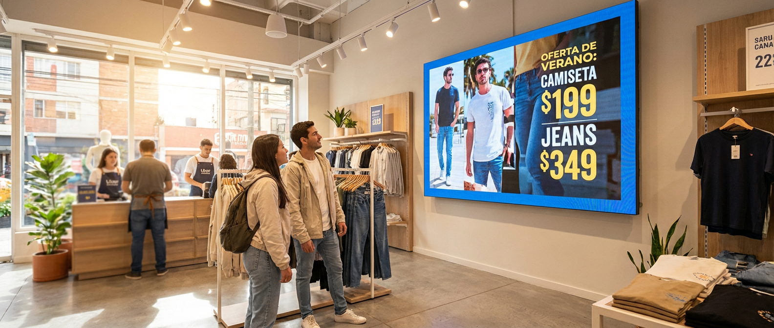 Cómo lograr impacto medible con Cartelería Digital en LATAM 2 cartelería digital con resultados medibles en retail con clientes