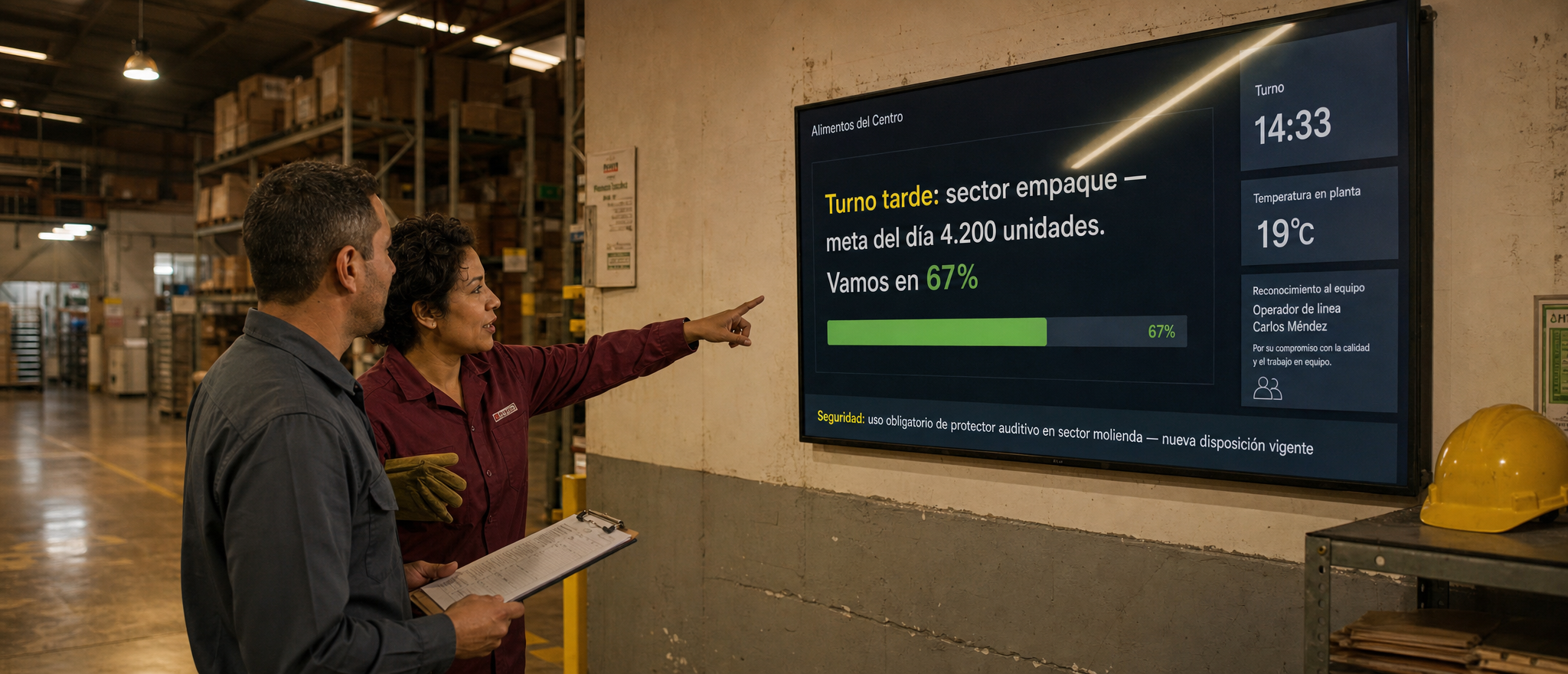 Microcontenidos en comunicación interna: guía esencial para organizaciones 2 microcontenidos operativos en pantallas internas equipos de trabajo