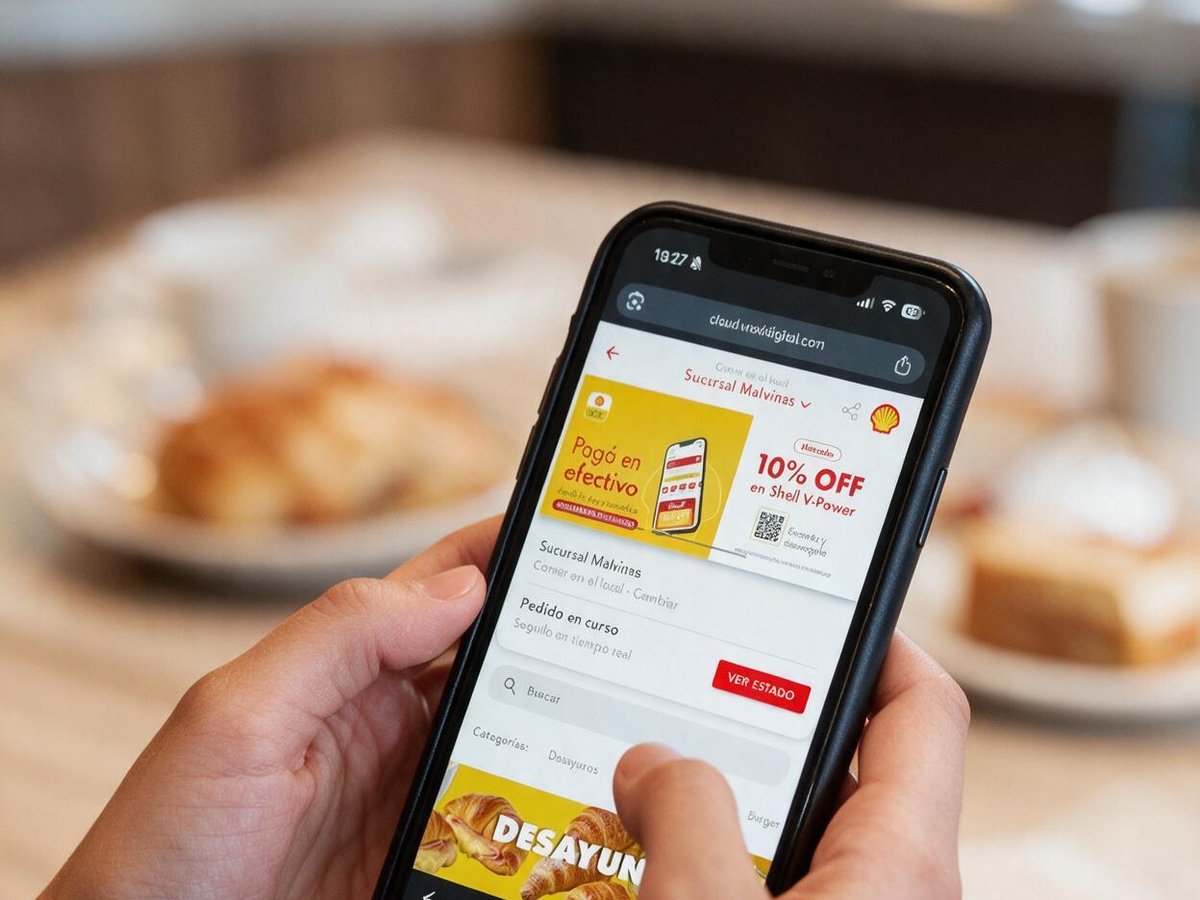 Estaciones de servicio 11 Carta digital en el celular del cliente