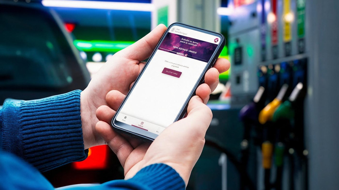 Estaciones de servicio 12 App de turnos AXION